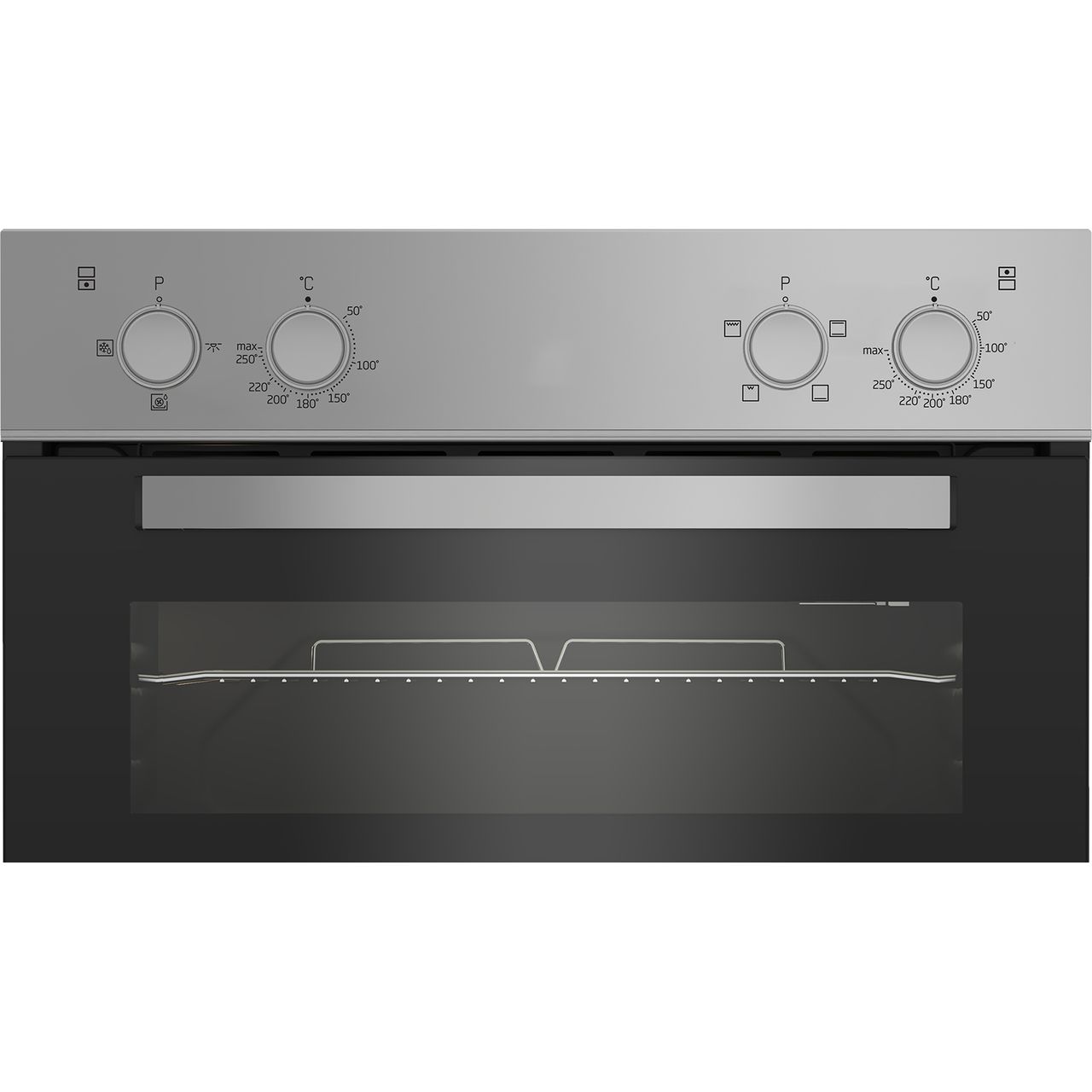 Beko RecycledNet® BBXDF21000S Built In Electric Double Oven - Silver - A/A Rated - Image 3