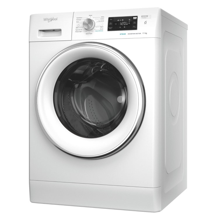 Whirlpool 11kg 1400rpm Washing Machine - White - Image 3