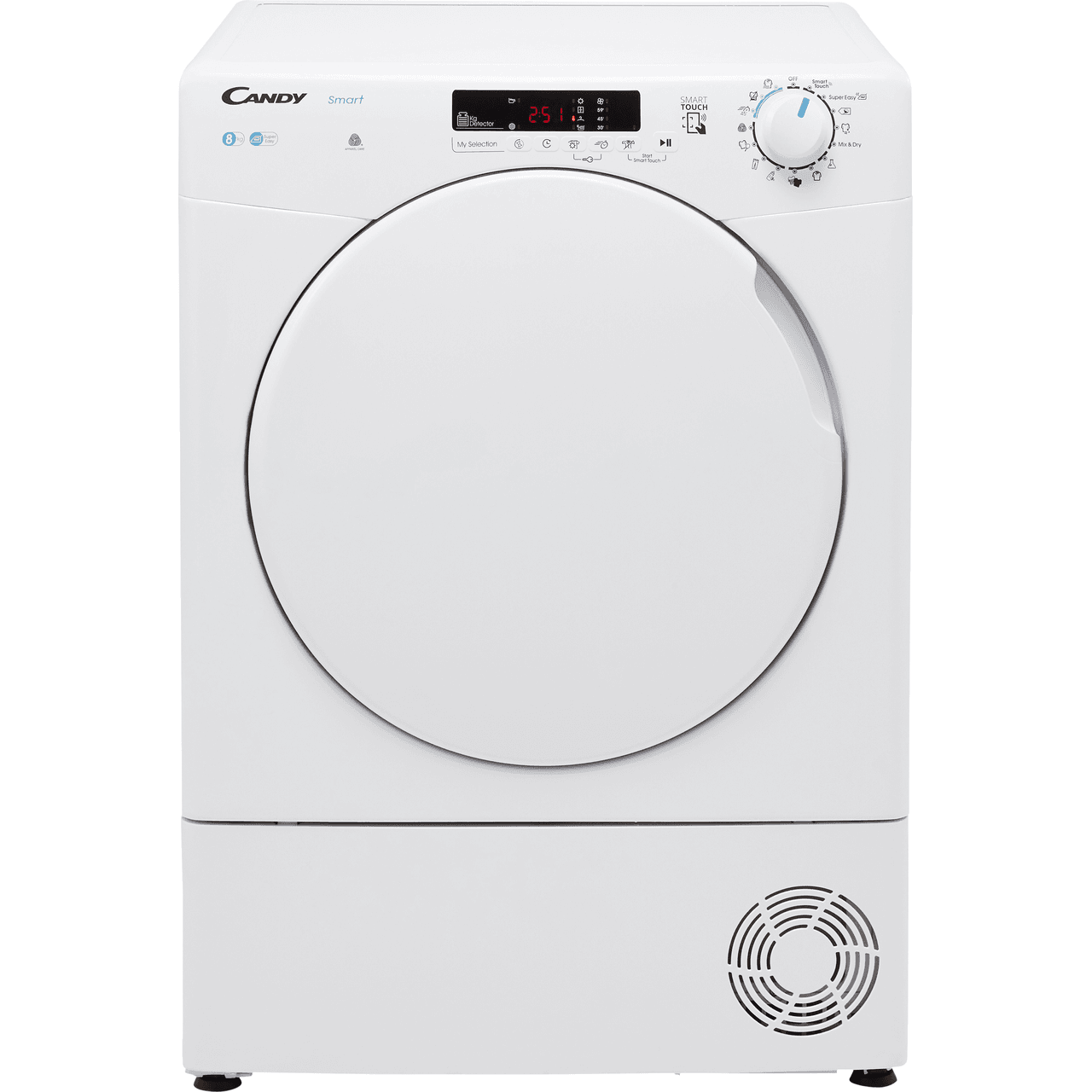 Candy CSEC8DF 8Kg Condenser Tumble Dryer - White