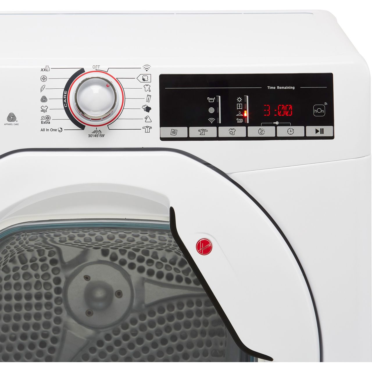 Hoover HLEC10TG Wifi Connected 10Kg Condenser Tumble Dryer - White - Image 3