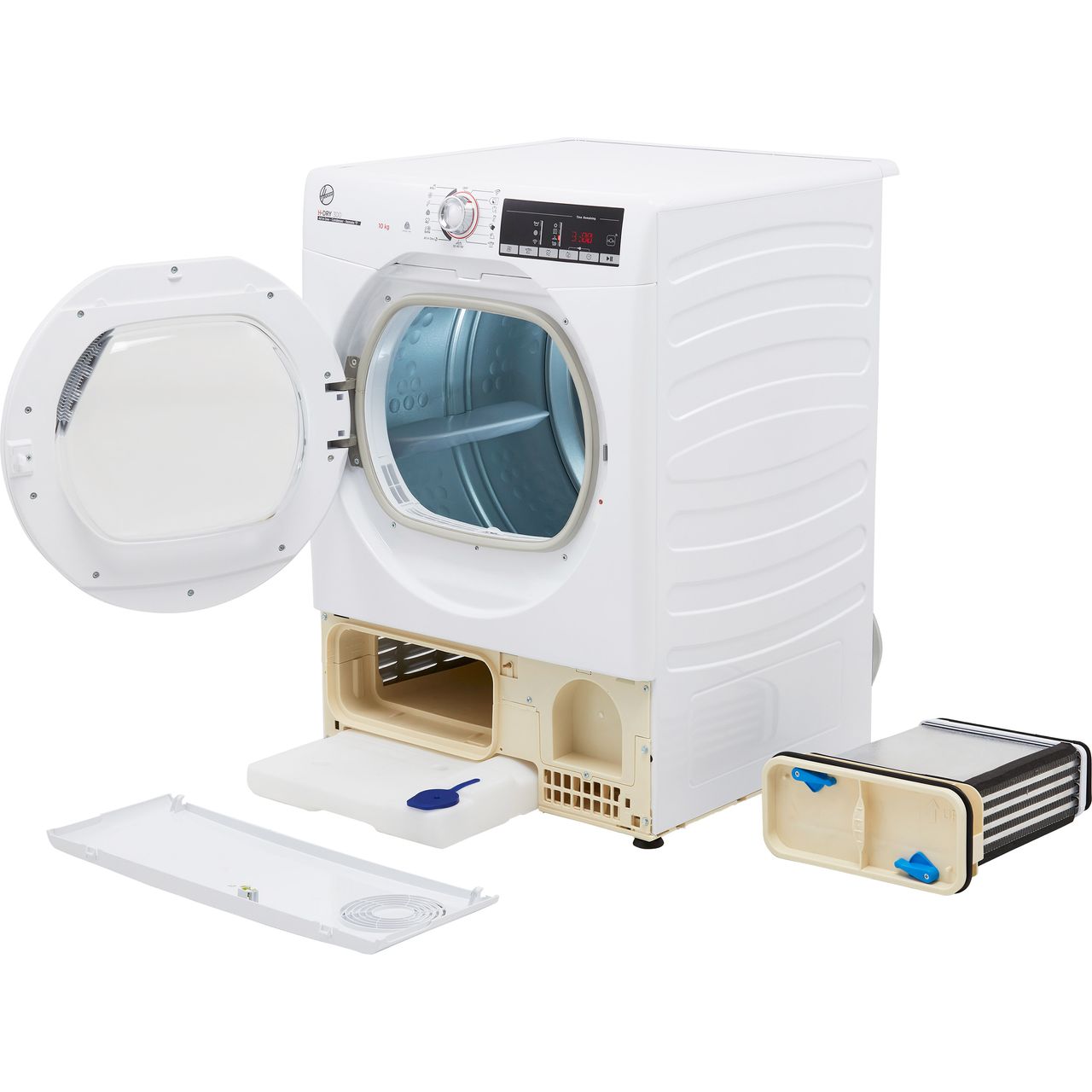 Hoover HLEC10TG Wifi Connected 10Kg Condenser Tumble Dryer - White - Image 2