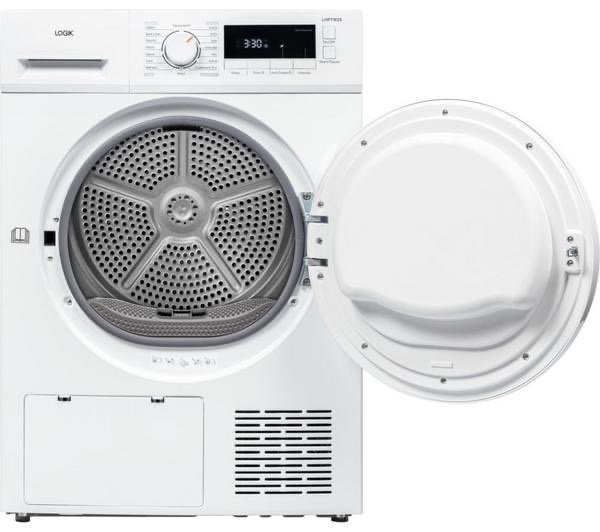 LOGIK LHP7W25 7 kg Heat Pump Tumble Dryer - White - Image 3