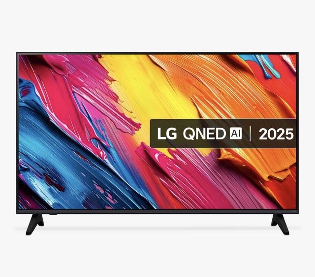LG 43QNED70A6A (2025) QNED HDR 4K Ultra HD Smart TV - 43 inch - Charcoal Black
