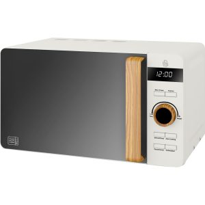 Swan Nordic SM22036LWHTN 20 Litre 26cm High, Freestanding Small Standard Microwave Oven - White